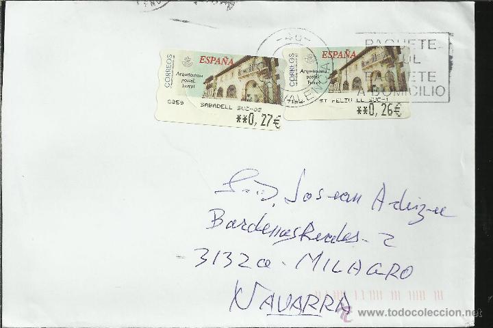 Sellos: VALENCIA CC  CON ATM ARQUITECTURA POSTAL FERROL - Foto 1