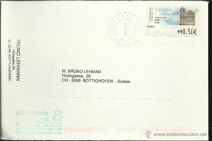 Sellos: VALENCIA CC CON ATM ARQUITECTURA POSTAL CADIZ - Foto 1