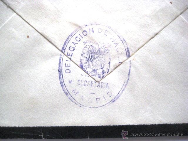 Sellos: SOBRE DE LUTO. M&Aacute;LAGA.1944. . - Foto 3