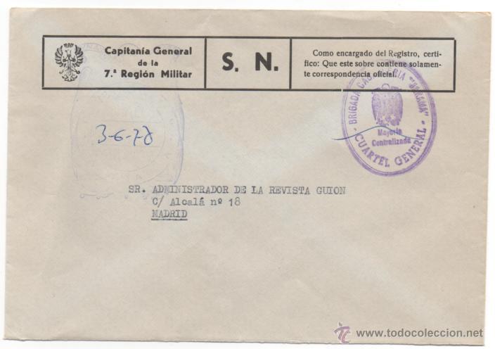 Timbres: Franquicia regimiento infanteria Jarama 1978