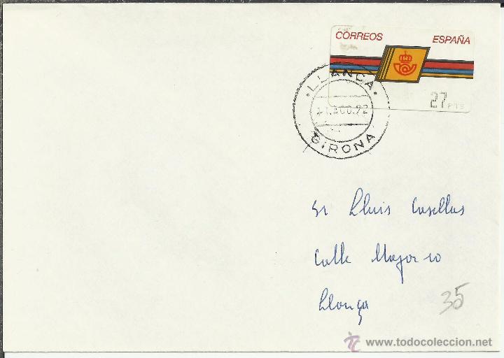 Sellos: LLAN&ccedil;A GERONA CC CON ATM 1992 - Foto 1