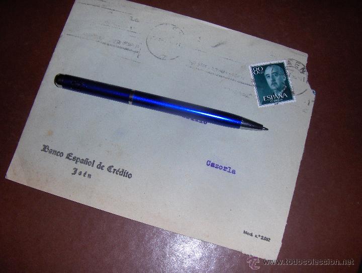 Briefmarken: SOBRE CIRCULADO DEL BANCO ESPA&Ntilde;OL DE CREDITO DE JAEN.