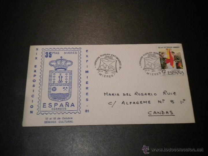 Sellos: exfimieres 81 / Mieres 1981 / Candas - Foto 1