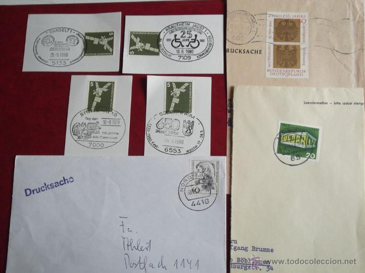 Sellos: 6 Sobres matasellados de Alemania. Ref: T18 - Foto 1