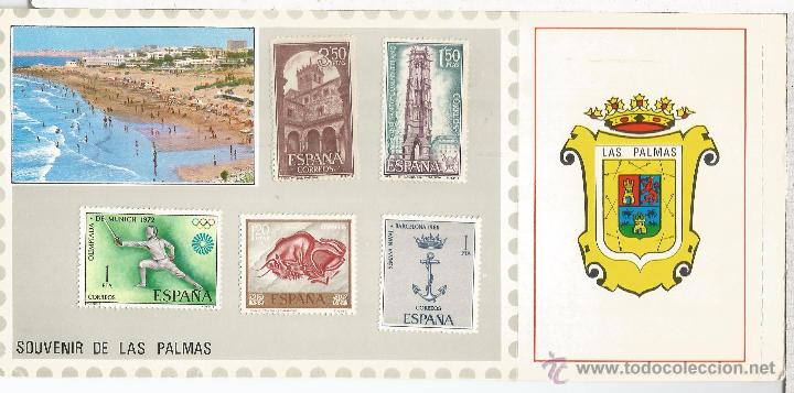 Sellos: CANARIAS TARJETA POSTAL ALEMANIA - Foto 1