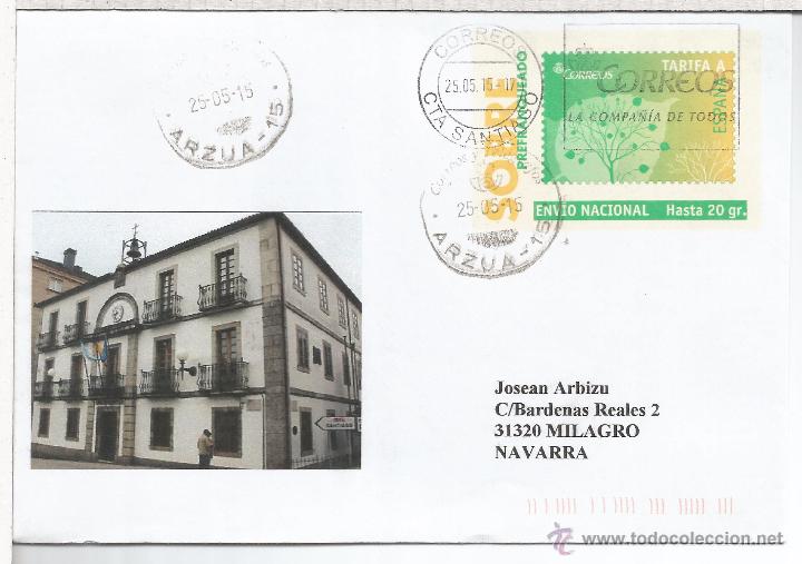 Sellos: ARZUA CORU&Ntilde;A ENTERO POSTAL - Foto 1