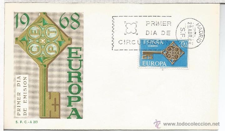 Sellos: MADRID FDC EUROPA CEPT 1968 - Foto 1