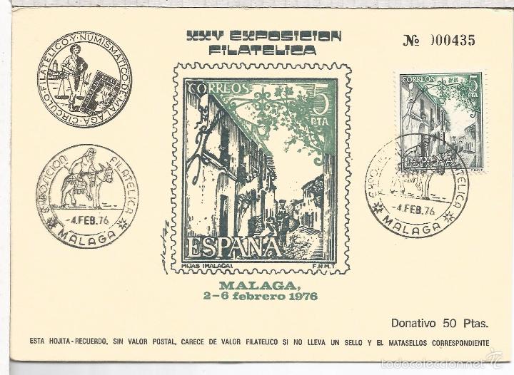 Sellos: MALAGA 1976 MAT BURRO DONKEY - Foto 1