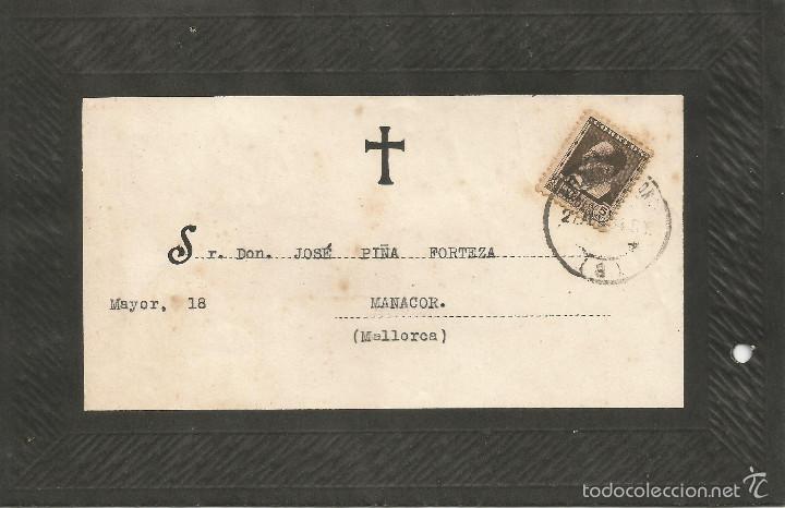 Sellos: SOBRE NOTIFICACI&Oacute;N DE DEFUNCI&Oacute;N 1934 - Foto 1