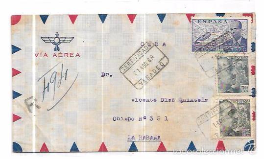 Sellos: SOBE DIRIGIDO POR VIA AEREA A CUBA. - Foto 1