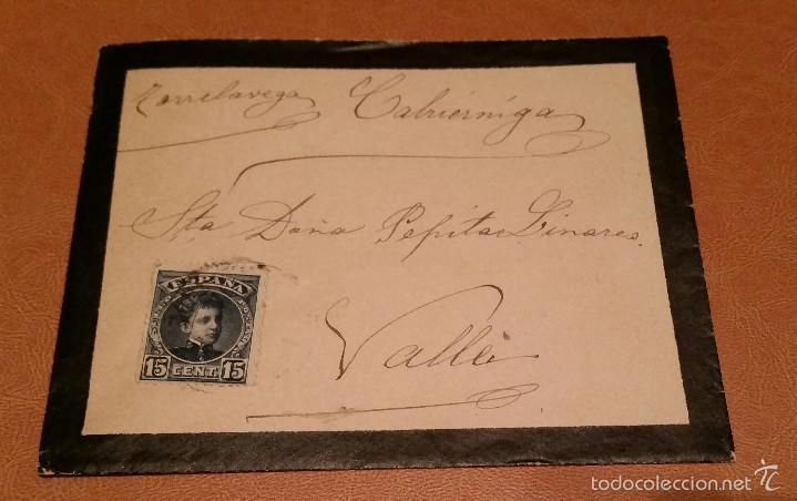 Sellos: SOBRE CIRCULADO CON SELLO EDIFIL 244 (1906) - Foto 1