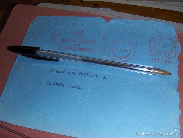 Sellos: FRANQUEO MECANICO DEL MINISTERIO DE COMERCIO. MADRID 1960. - Foto 1