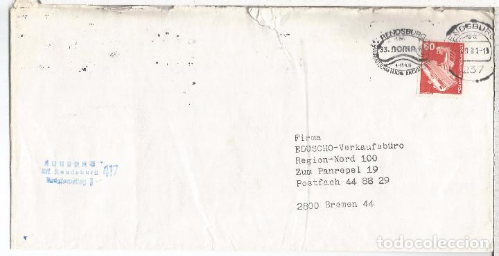 Sellos: ALEMANIA CC CON MAT RENDSBURG NORLA 1981 - Foto 1