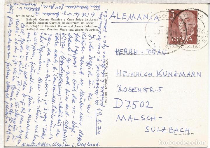 Sellos: NOJA CANTABRIA POSTAL SELLO BASICA FRANCO - Foto 1