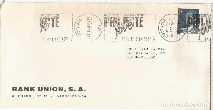 Sellos: BARCELONA CC RODILLO PROJECTE JOVE 1985 - Foto 1