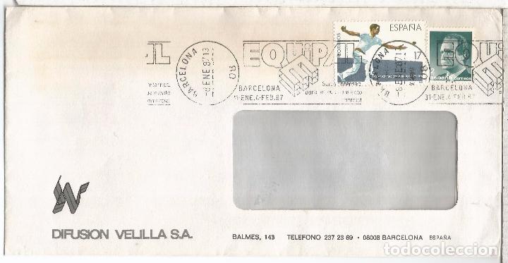 Sellos: BARCELONA CC RODILLO EQUIPAL 87 - Foto 1