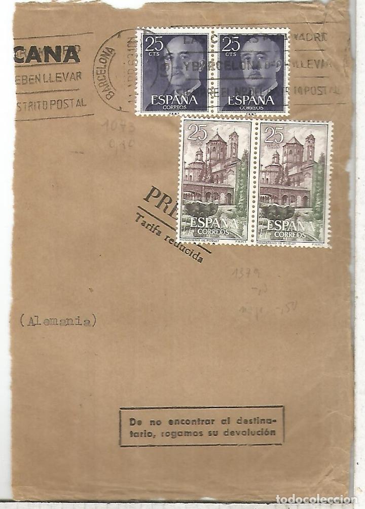 Sellos: BARCELONA FRONTAL FRONT FRAGMENTO SELLOS MONASTERIO DE POBLET - Foto 1