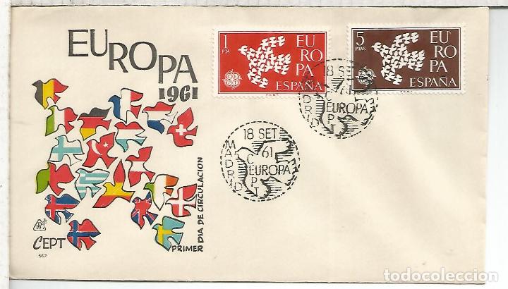 Sellos: MADRID FDC EUROPA CEPT 1961 - Foto 1