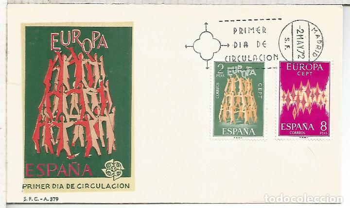 Sellos: MADRID FDC EUROPA CEPT 1972 - Foto 1