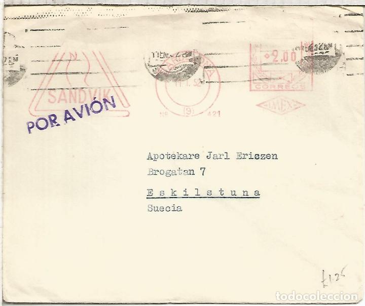 Sellos: BARCELONA FRANQUEO MECANICO SANDVIK 1952 - Foto 1