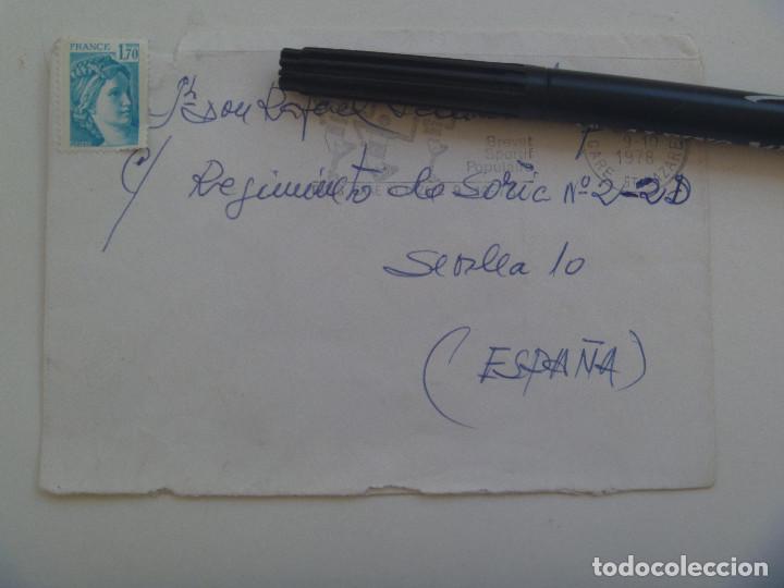 Sellos: SOBRE CIRCULADO DESDE FRANCIA A SEVILLA - Foto 1