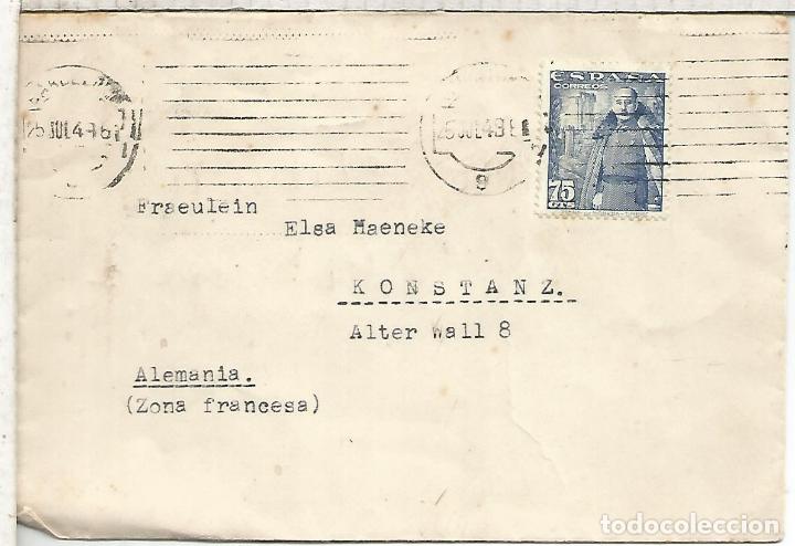 Sellos: BARCELONA 1949 CC A ALEMANIA - Foto 1