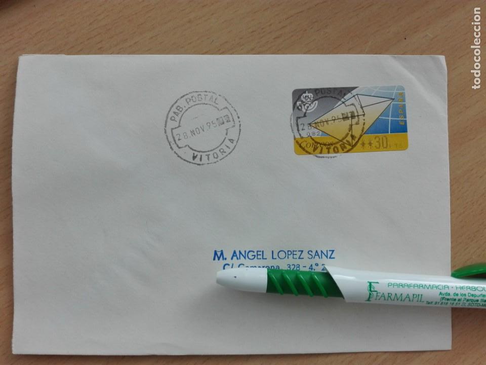 Francobolli: MATASELLOS 1995 - PABELLON POSTAL VITORIA - ALAVA ARABA - TREN FERROCARRIL - ATM 083