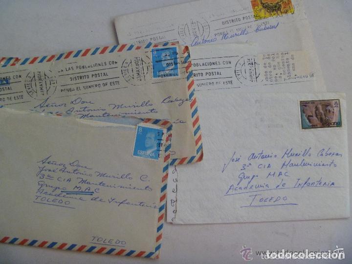 Stamps: LOTE 25 CARTAS DE CADETE ACADEMIA MILITAR INFANTERIA, 3&ordf; CIA MANTENIMIENTO, MEDIOS ACORAZADOS