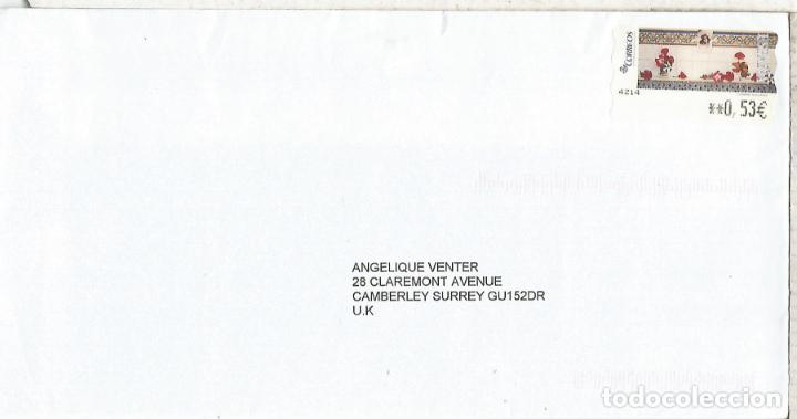 Sellos: CC ATM ARTE TARJETA POSTAL FLOWER - Foto 1
