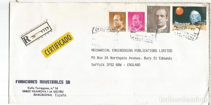 Sellos: BARCELONA CC CERTIFICADA SELLO EXPO 92 - Foto 1