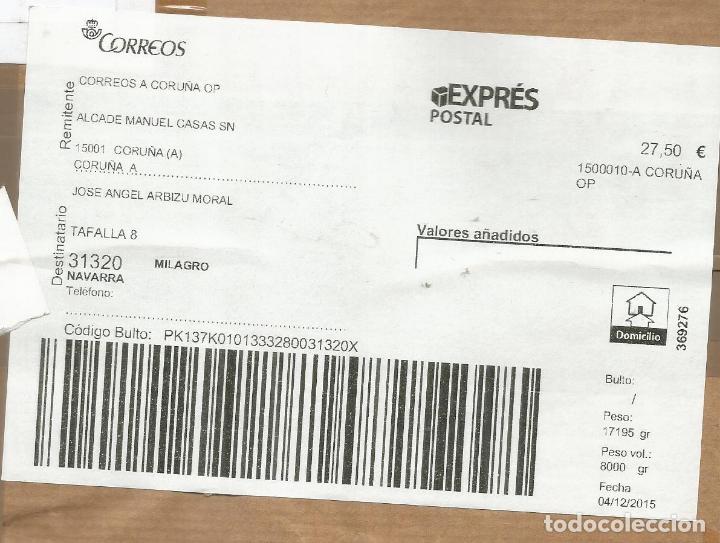 Sellos: ESPA&Ntilde;A ETIQUETA LABEL POSTAL EXPRESS CORU&Ntilde;A - Foto 1