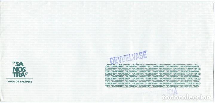 Sellos: 1995. MALLORCA. SOBRE DEVUELTO. MATASELLOS/POSTMARK. SANTA PONSA. - Foto 2