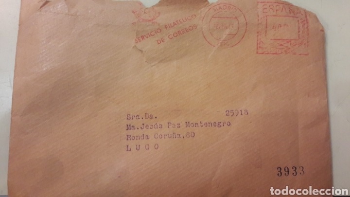 Sellos: Sobre servicio filatelico Madrid 1967 - Foto 1