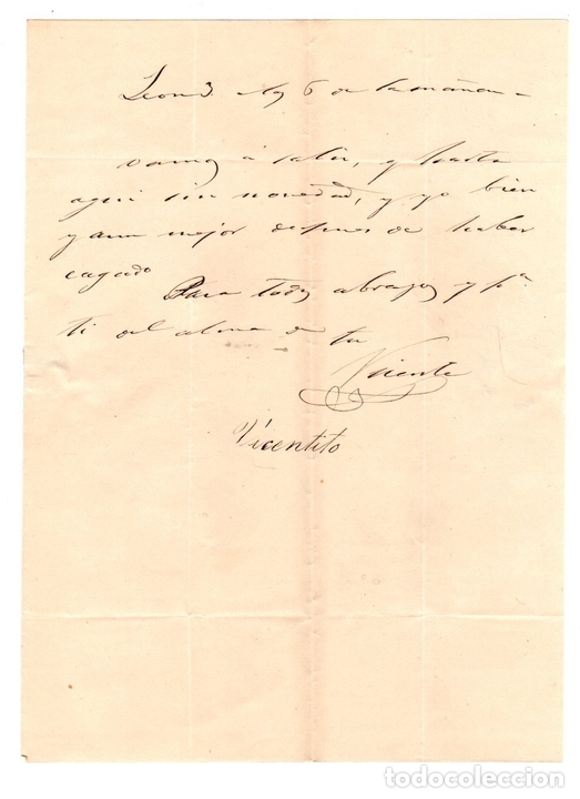 Sellos: SOBRE CIRCULADO LEON A MADRID. CIRCA 1850 - Foto 2