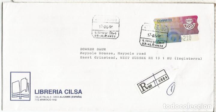 Sellos: ALICANTE CERTIFICADA  CC ATM CORREOS - Foto 1