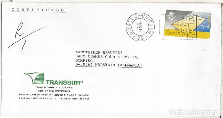 Sellos: MALAGA CERTIFICADA  CC ATM CARTA LETTER - Foto 1