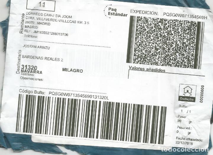 Sellos: MADRID ETIQUETA LABEL PAQ ESTANDAR ELECTRONIC CODE - Foto 1