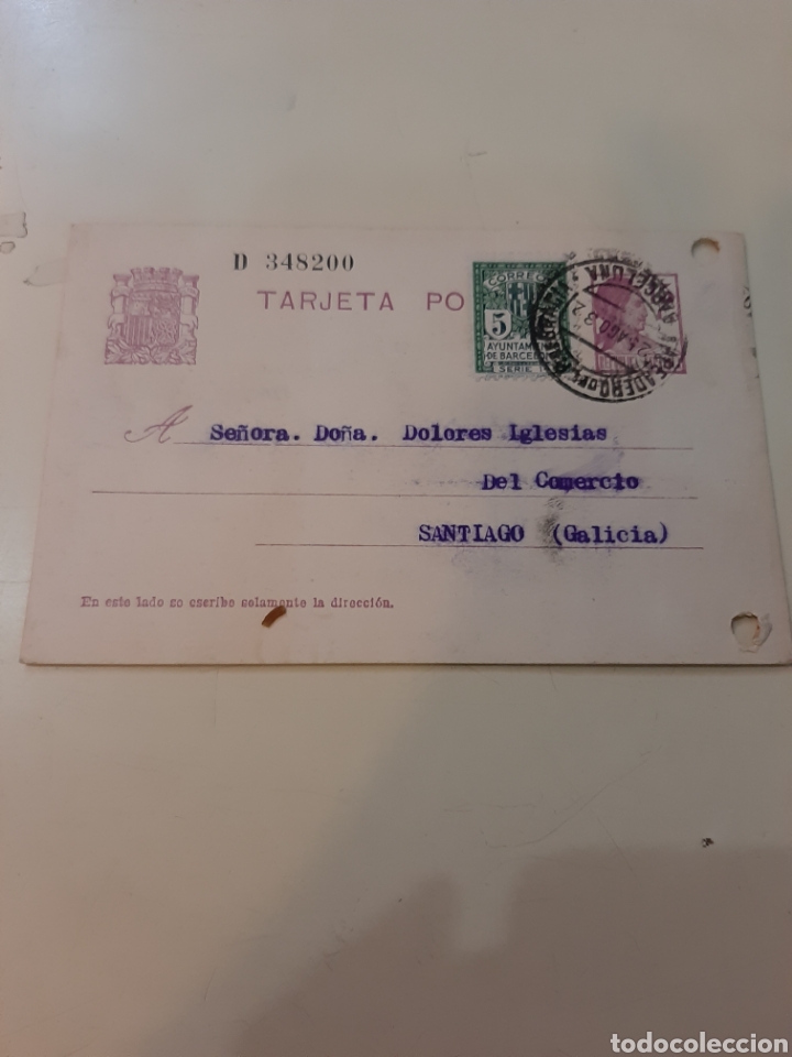 Sellos: 1932 Barcelona dirigido Santiago - Foto 1