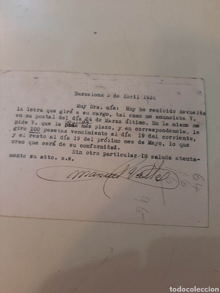 Sellos: 1936Barcelona sucesor de Llorens dirigido Lugo - Foto 2