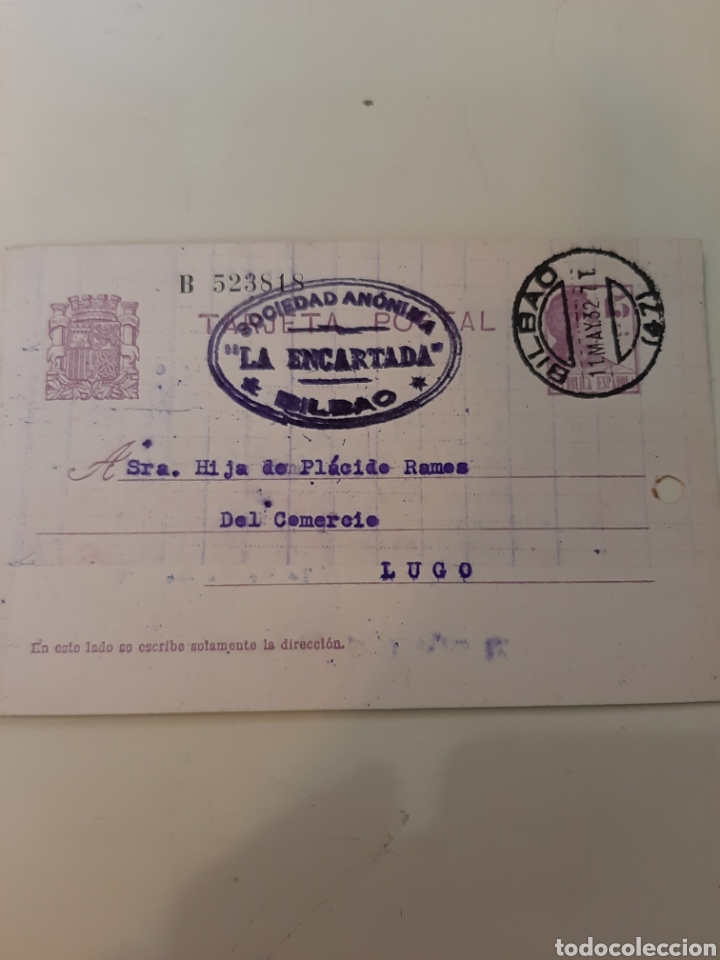 Sellos: 1932 Bilbao S.a La Encantada - Foto 1