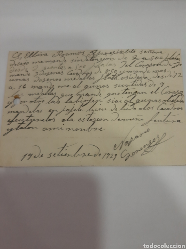 Sellos: 1929 &Eacute;l Ferrol del Caudillo destino Lugo - Foto 2