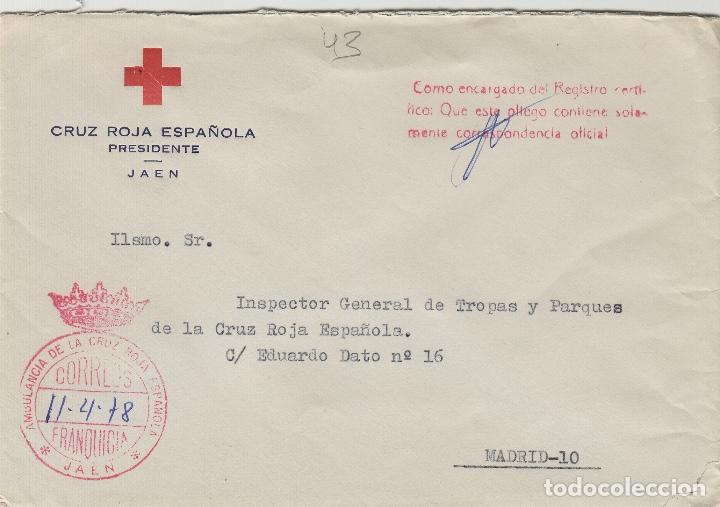 Francobolli: a&ntilde;o 1978 ,CARTA CON FRANQUICIA DE LA CRUZ ROJA DE -JA&Eacute;N , AMBULANCIA