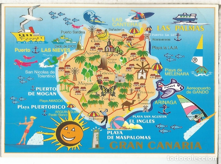 Sellos: TP GRAN  CANARIA CANARIAS CON ATM TURISMO - Foto 2