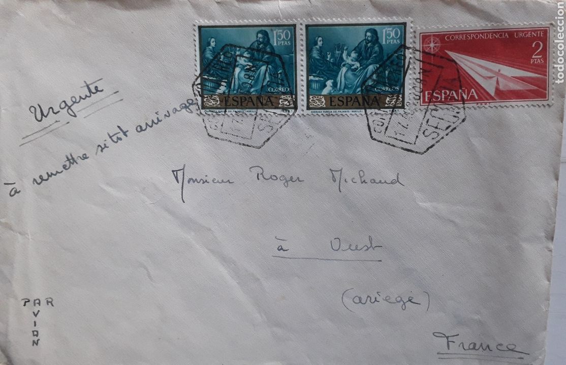 Sellos: Segovia - correo aereo - Foto 1