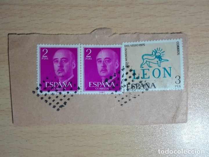 Stamps: MATASELLOS ROMBO DE PUNTOS -  1975