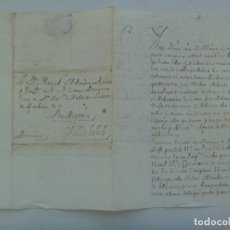Sellos: CARTA MANUSCRITA ESCRITA EN 1731 CIRCULADA A VALLADOLID, SIGLO XVIII