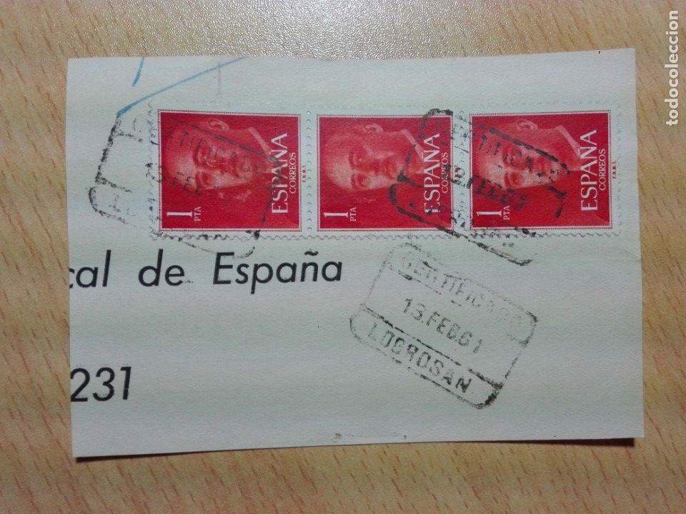 Sellos: MATASELLOS 1961 - LOGROSAN  CACERES - CERTIFICADO - Foto 1