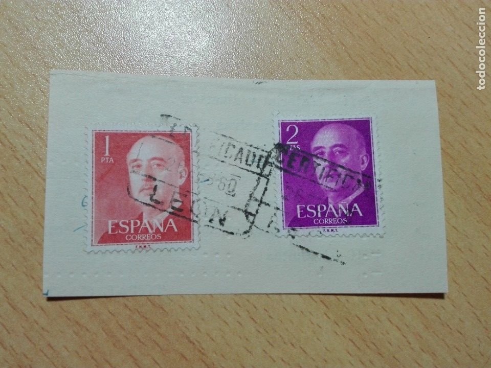 Sellos: MATASELLOS 1960 - LEON - CERTIFICADO - Foto 1