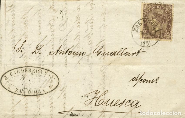 Sellos: Espa&ntilde;a. Arag&oacute;n. Historia Postal. Arag&oacute;n. Historia Postal REF: 9395 - Foto 1