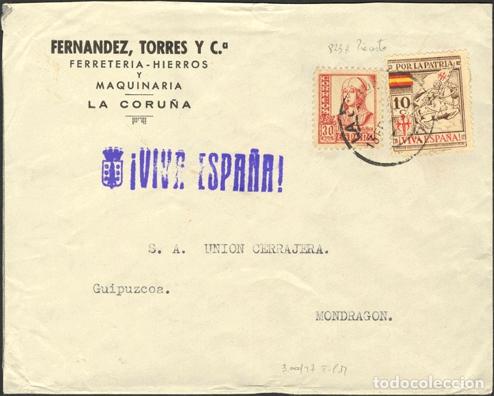 Sellos: Espa&ntilde;a. Estado Espa&ntilde;ol. Estado Espa&ntilde;ol. 823A REF: 10633 - Foto 1